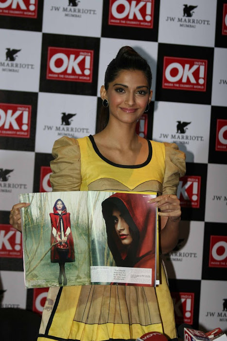 sonam kapoor bollywood ok magazine launch party hot images