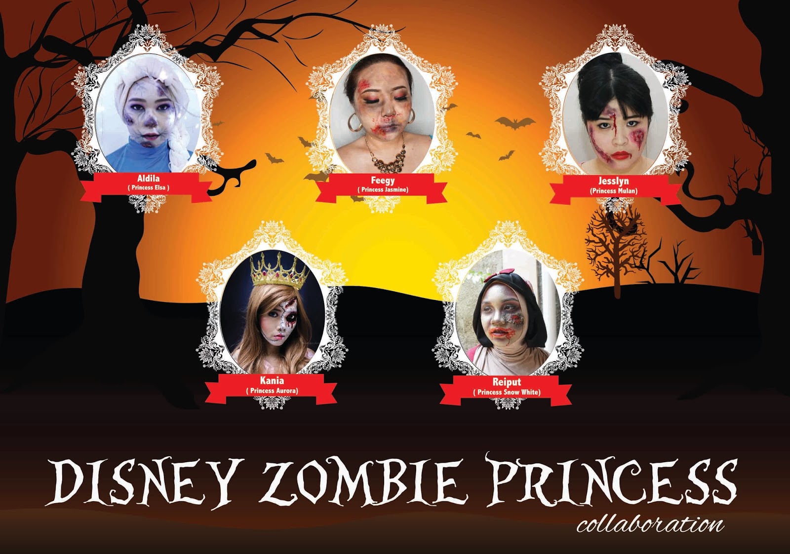 Disney Princess Zombie Halloween Make Up Collaboration Queen Elsa