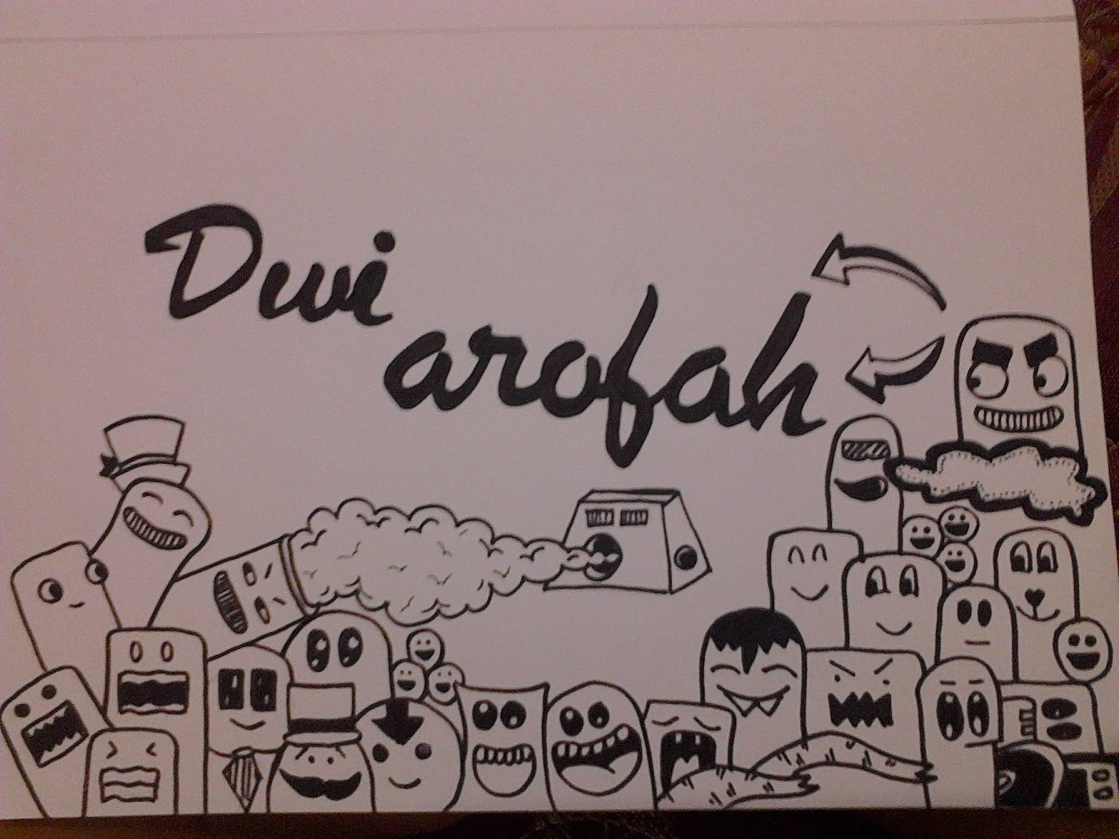 Doodle Pesanan Coretan Kertas