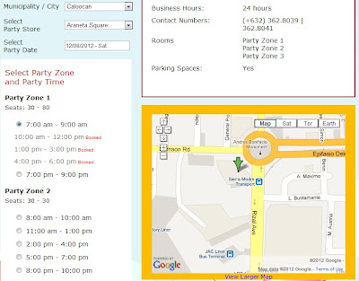 Jollibee's party store finder