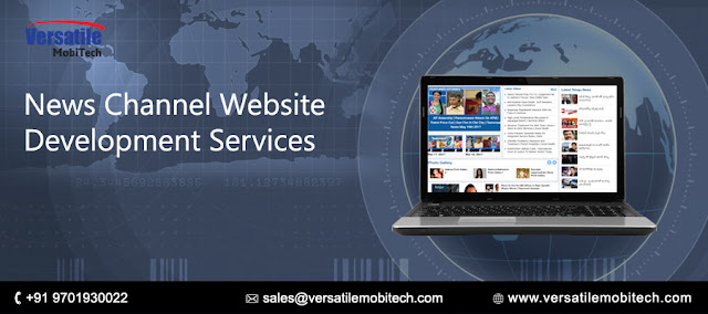  news channel website development services