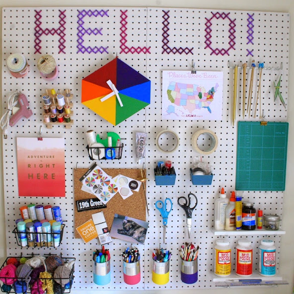 Pegboard Organization