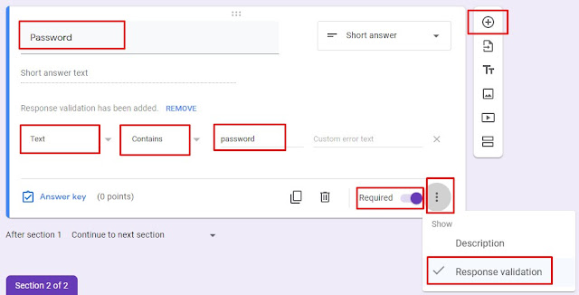 Cara Membuat Password Google Form