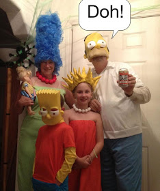 Simpsons Family Costumes