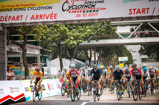 Thousands of bikes were whizzing through downtown Hong Kong