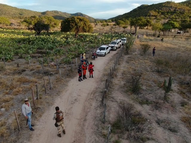 Itiúba: Forças de segurança encerram buscas por criança que segue desaparecida; Polícia Civil assume investigações 