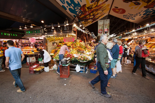 Mercato La Boqueria-Barcellona