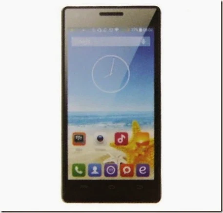 Advan Vandroid S50C front Advan Vandroid S50C front