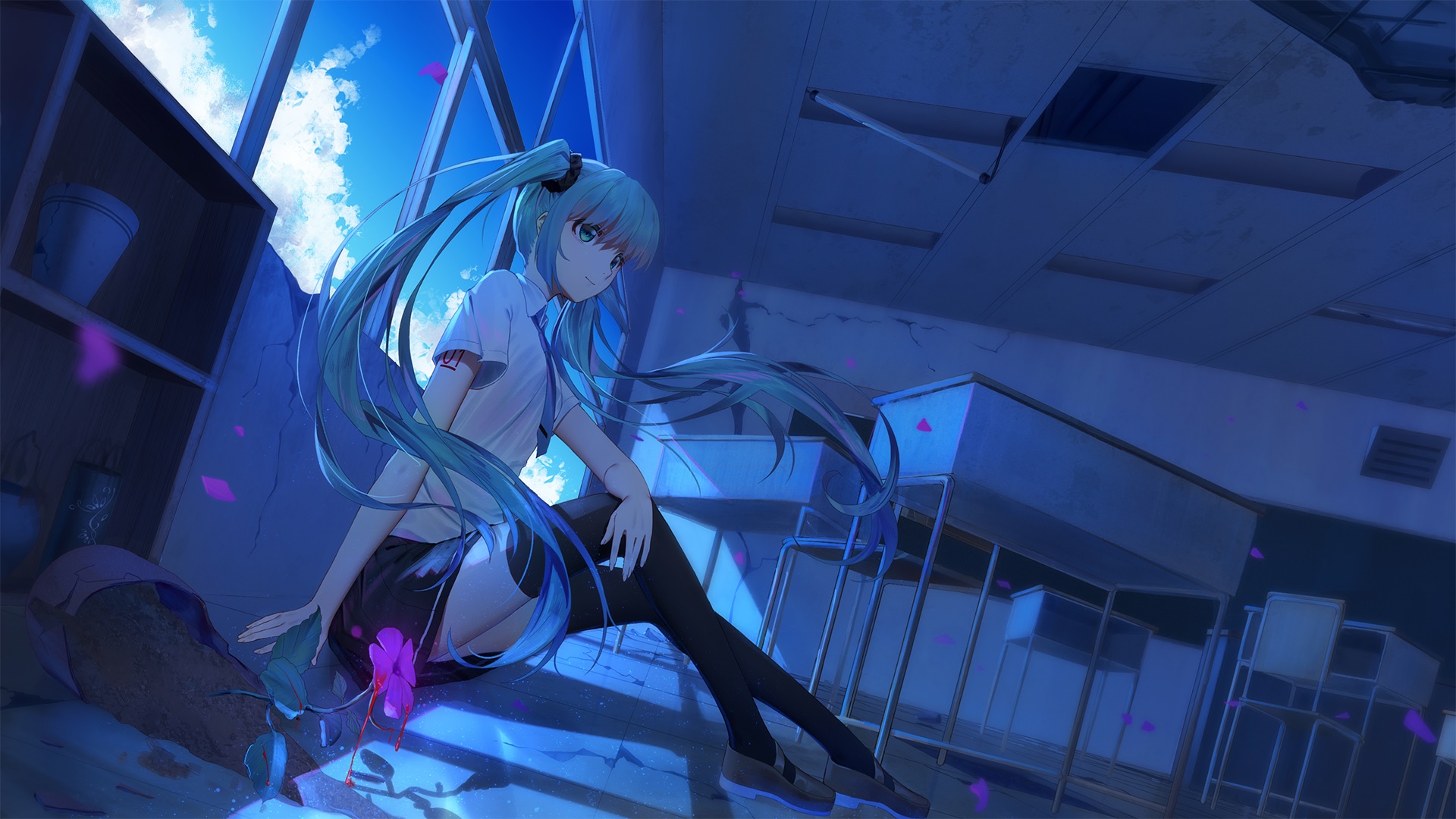 hatsune miku 4k wallpaper