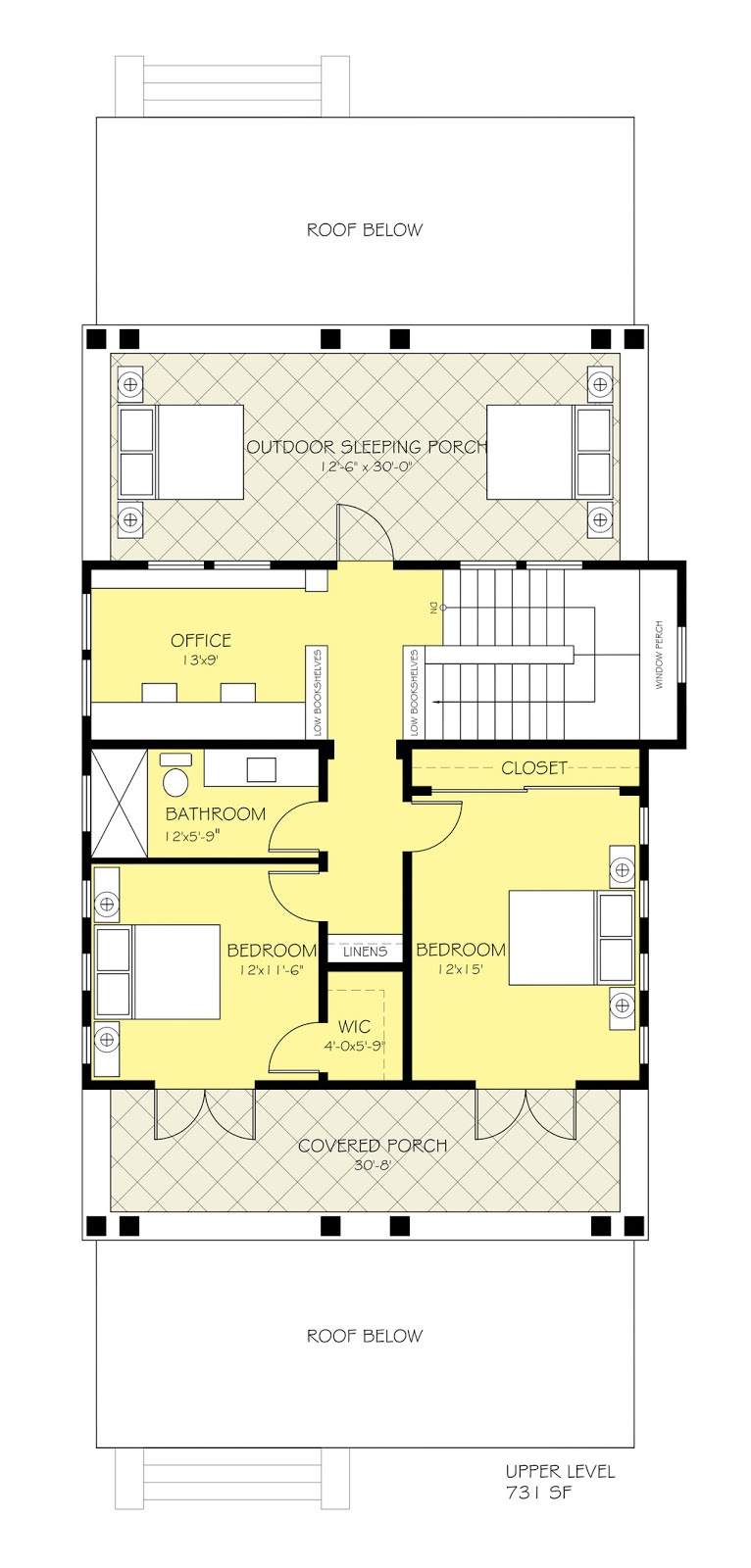 Desain Denah Rumah Ala Amerika Minimalis