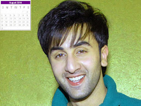 Ranbir Kapoor Calendar 2014