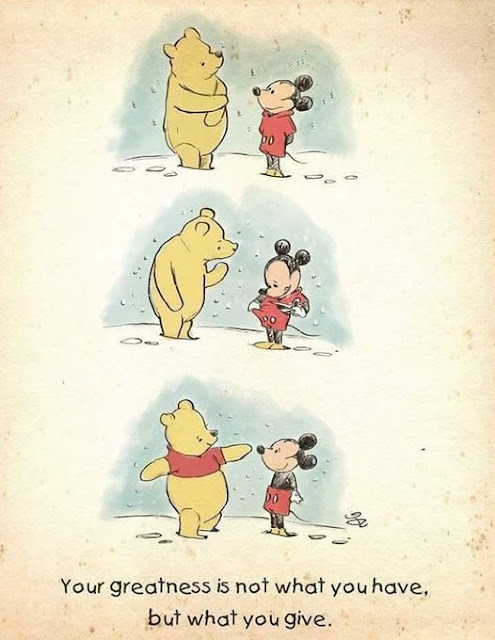 Winnie the Pooh and Mickey Mouse