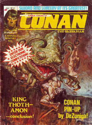 The Savage Sword of Conan #57, Marvel UK, 1982