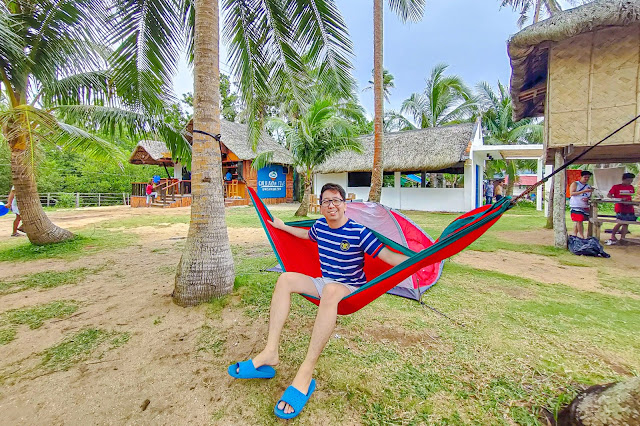 Hammocks in Calilayan Cove, Unisan Quezon