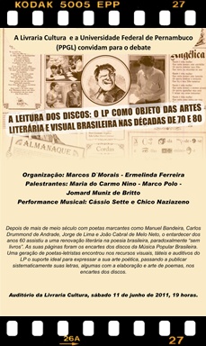 A Leitura dos Discos: o LP como objeto das artes literária e visual brasileira nas décadas de 70 e 80