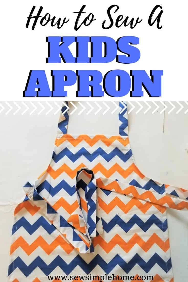 DIY Free Kids Apron Pattern & Tutorial