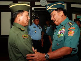 Kasad Jenderal TNI Moeldoko Baru Naik Pangkat