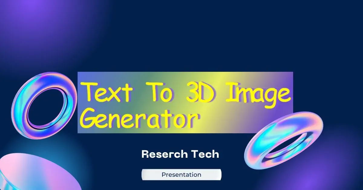 Text To 3D Image Generator