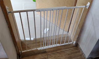 Baby gate fitted with not as much hassle as expected