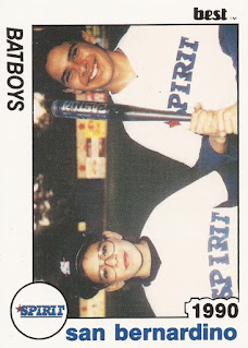 San Bernardino Spirit 1990 batboys card