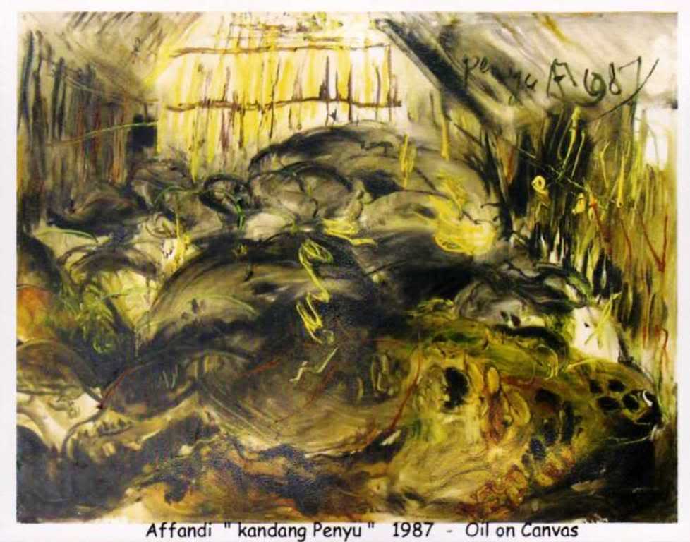 Affandi The Legend of Indonesian Expresionist Painter 