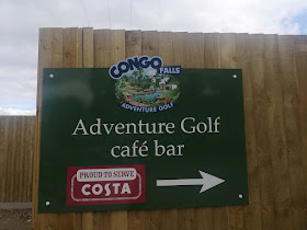 Congo Falls Adventure Golf at Stockwood Vale Golf Club in Bristol. Photo by Claudia Collins, July 2020