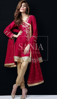 Sania Maskatiya SHADES OF AUTUMN Eid Collection 2016-17