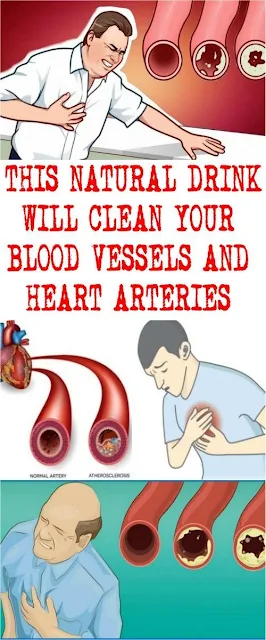 Natural Drink That Will Cleanse Your Blood Vessels Straight To The Heart!