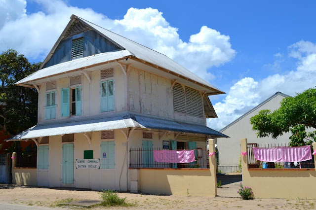 Guyane, Mana, église saint-Joseph, Javouhey, maison créole