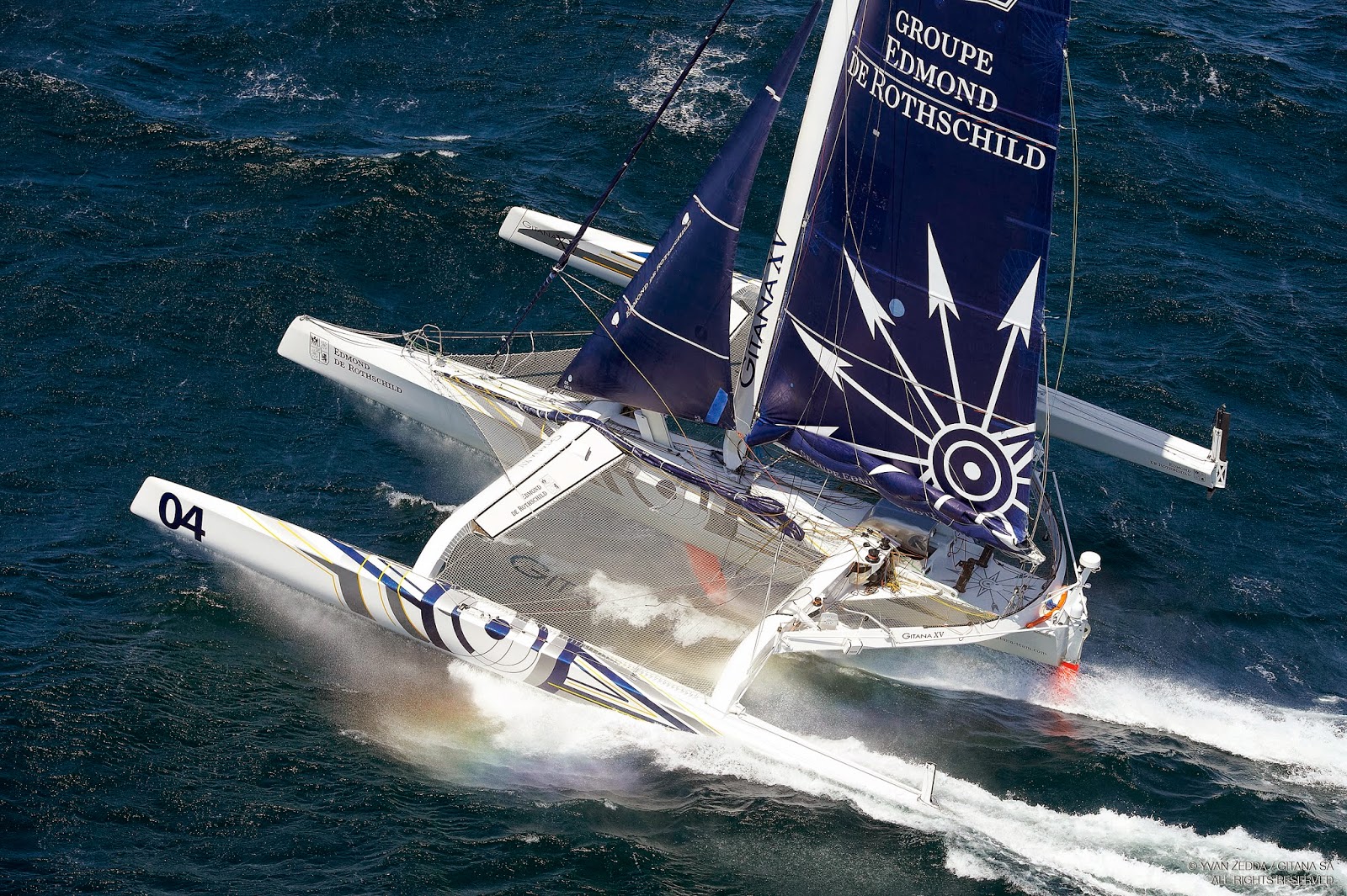 Gitana XV, parmi les plus "petits" Ultimes au départ de la Route du Rhum.