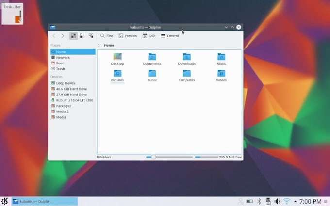 Kubuntu 16.04.4 (LTS) - Διανομή Linux βασισμένη σε Ubuntu