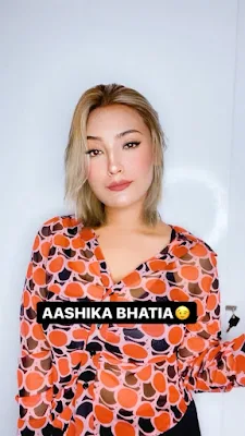 Aashika Bhatia Wiki आशिका भाटिया (अभिनेत्री) ऊंचाई, वजन, आयु और जीवनी