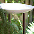 Candle dish birdbath