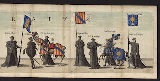 Pranchas n.os 13 e 14 de La magnifique et sumptueuse pompe funèbre... (exemplar da Bibliothèque municipale de Besançon).