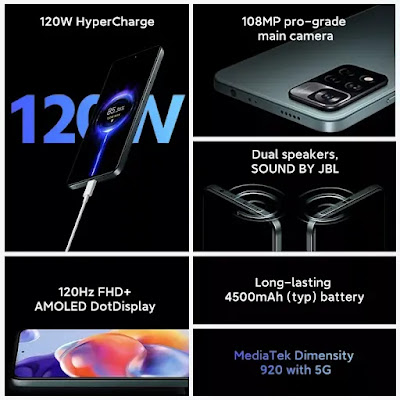 سعر و مواصفات هاتف Redmi note 11 pro Plus 5G و عيوبه و مميزاته 2022