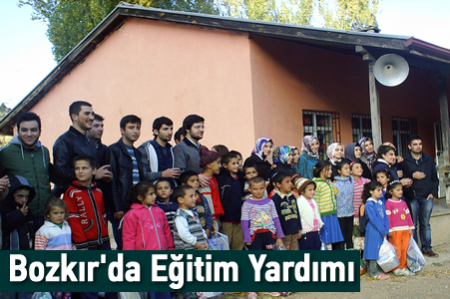 Bozkır'da Eğitim Yardımı