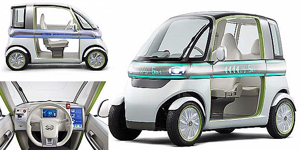 FC ShoCase and PICO's multifunctional electric cars from Daihatsu. Love the car; loathe the transmission.