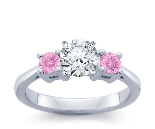 pink diamond ring it's kind of big for me but i think it's should be 