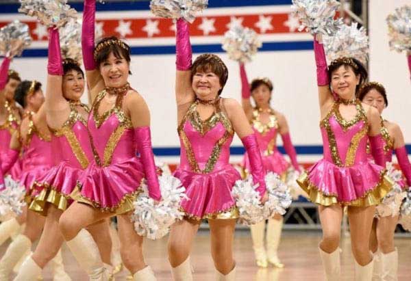 Japan Pom Pom, the geriatric Japanese cheerleading team