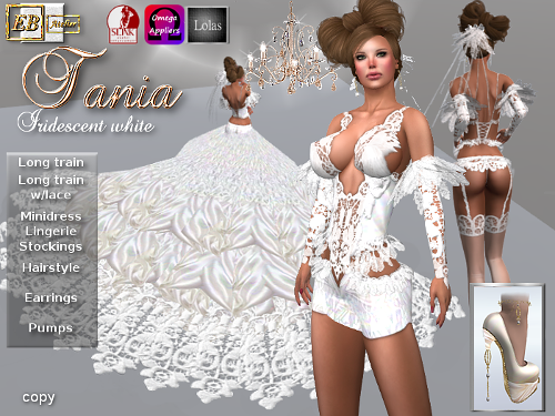 https://marketplace.secondlife.com/p/EB-Atelier-TANIA-Wedding-dress-white-iridescent-Pumps-w-OMEGA-SLINK-Lolas-italian-designer/9199092