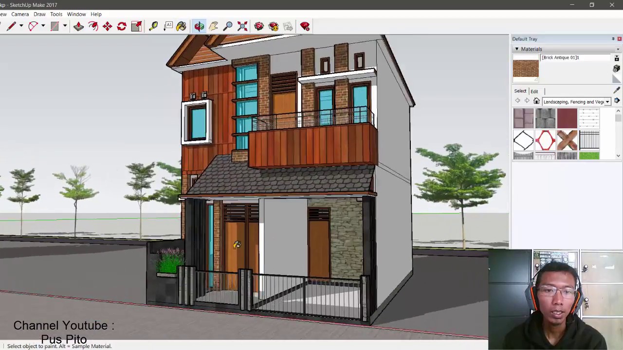  Gambar  Desain Rumah  Minimalis  2  Lantai  Ukuran  Kecil  Rancanghunian