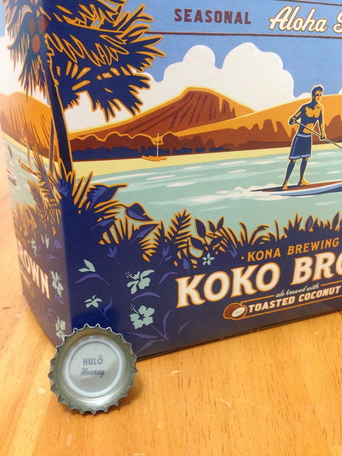 Koko Brown bottlecap from Kona Brewing Co.