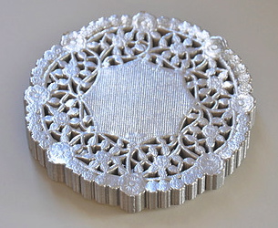 SRM Stickers BLog - New Product Reveal Doilies - #doilies #lace #paper #hearts #gold #silver #white