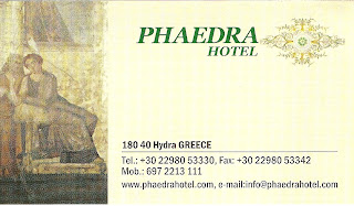 Hotel Phaedra Business Card