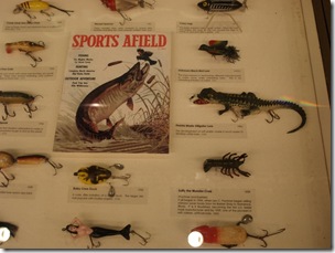 They also had an amazing collection of antique lures