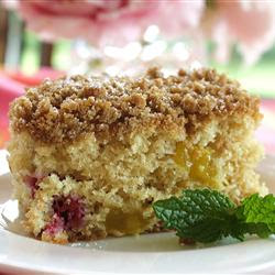 Buttermilk Mango-Berry Crumb Cake