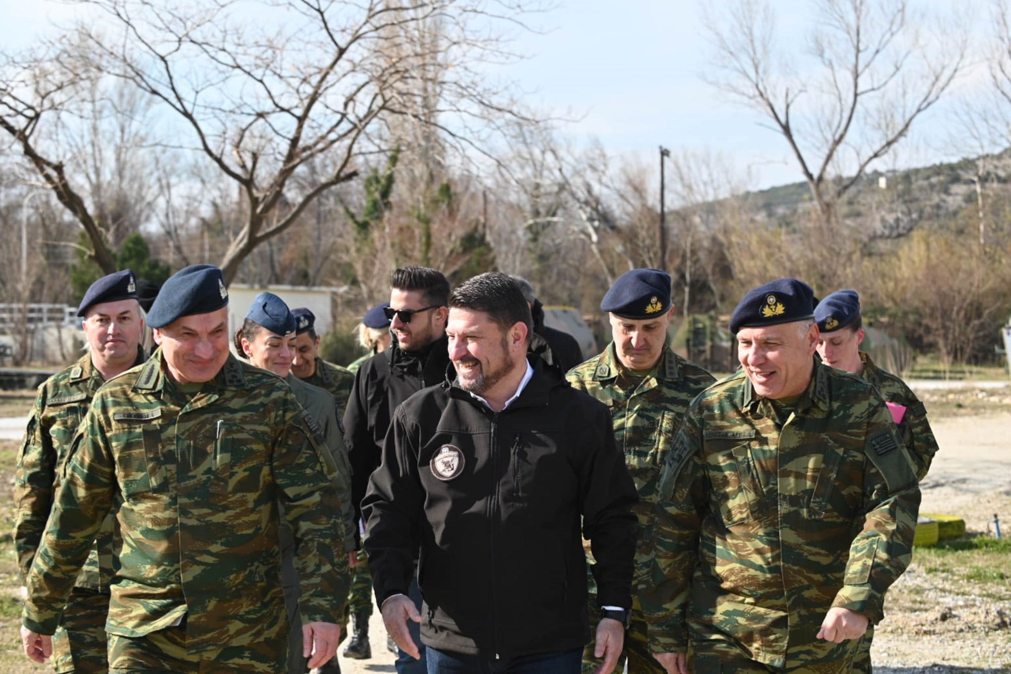 Μονάδες του Στρατού Ξηράς Ξάνθης επισκέφθηκε ο Νίκος Χαρδαλιάς