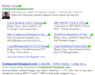 Cara Mempercantik Tampilan Blog Di Search Engin Google