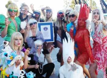 World's Largest Gathering Of Lady Gagas
