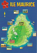 Mauritius Island Map Card. A map card of Mauritius Island. (scan )